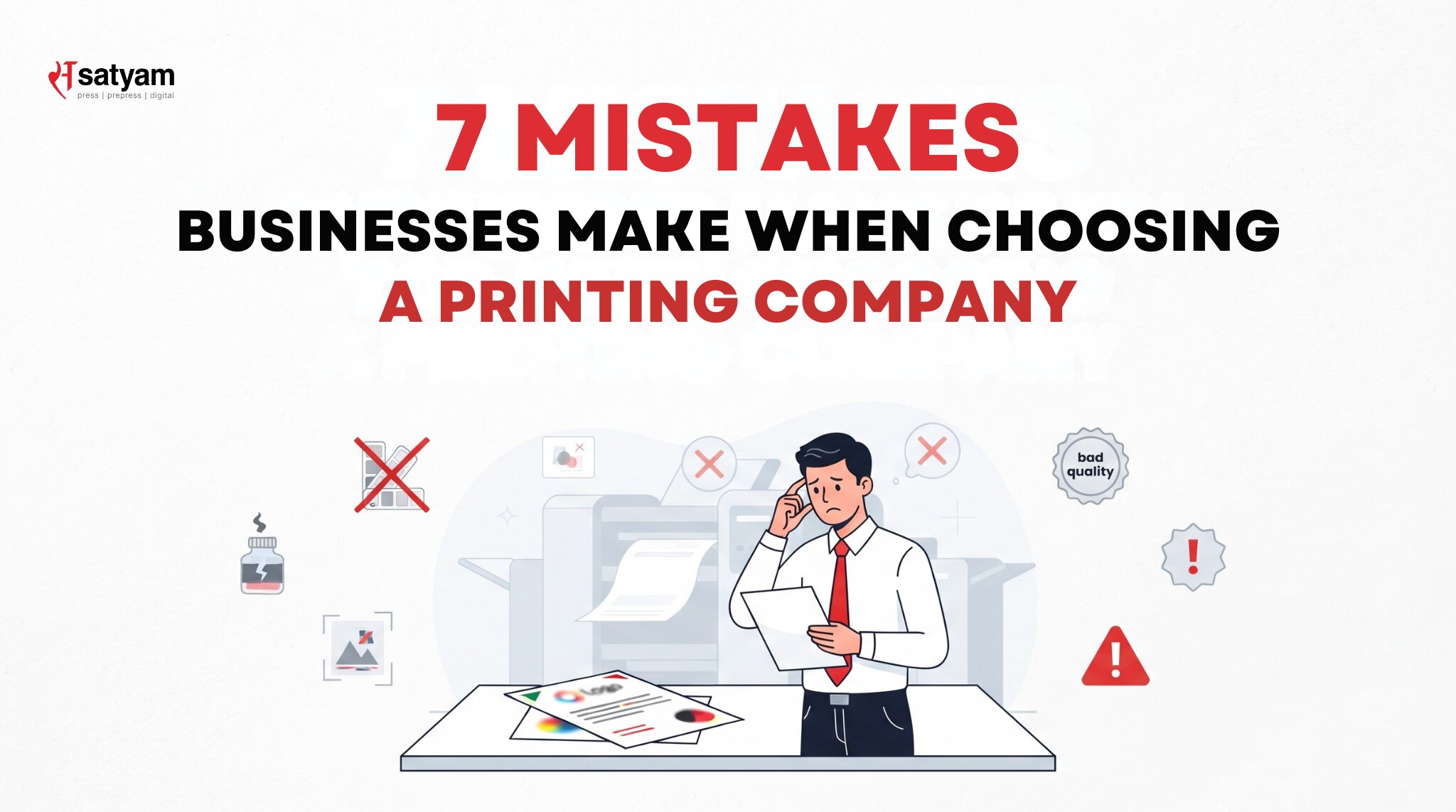 7 Mistakes Businesses Make When Choosing a Printing Company