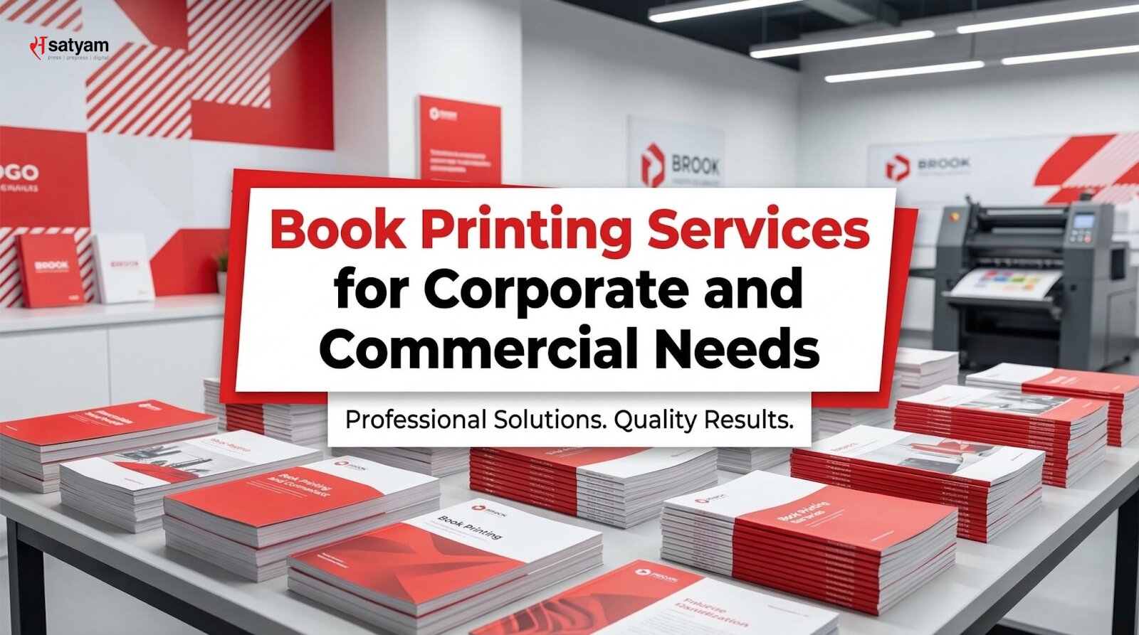 Book Printing Services for Corporate and Commercial Needs